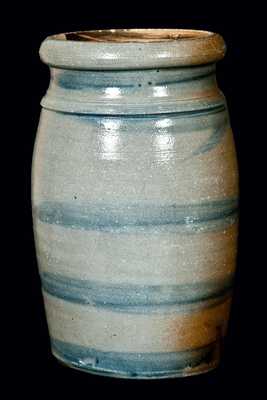 Western PA Stoneware Striped Wax Sealer