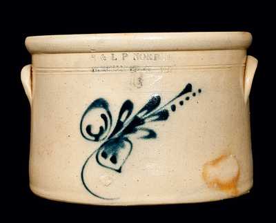 E & L P NORTON / BENNINGTON VT Cake Crock