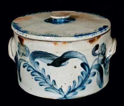 Remmey, Philadelphia, PA Stoneware Butter Crock