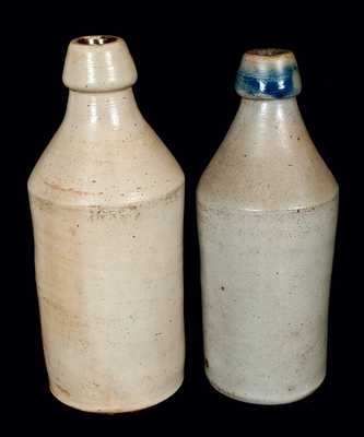 (2) Antique American Stoneware Bottles