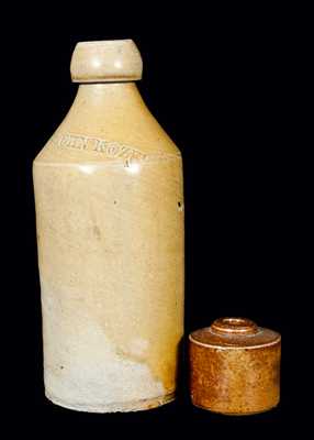 (2) Antique Stoneware Items