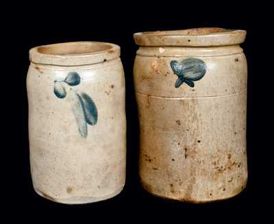 (2) Baltimore, Maryland, Stoneware Jars