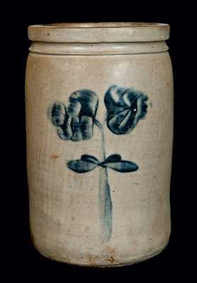 Baltimore Stoneware Jar w/ Floral Design