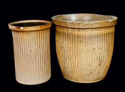 (2) Swank (Johnstown, PA) Stoneware Vessels