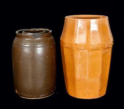 (2) Pottery Jars