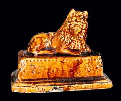 American Rockingham Lion Figure