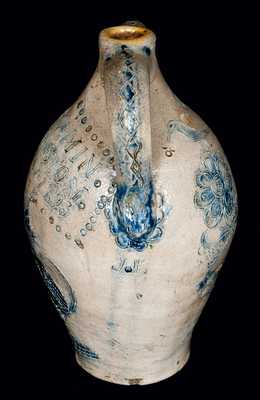 American Stoneware Masterpiece, Memorial Jug for a Potter Who Drowned