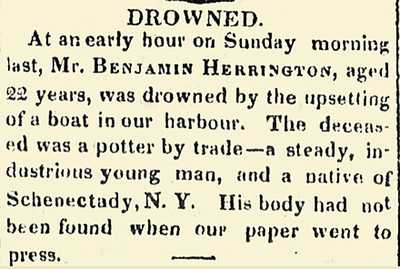 American Stoneware Masterpiece, Memorial Jug for a Potter Who Drowned