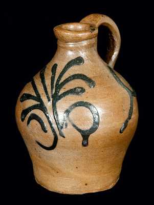 Extremely Early New York City Stoneware Jug, Adam States, c1745