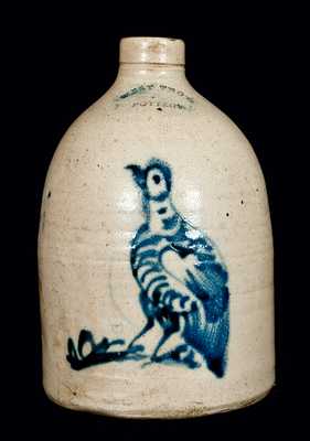 WEST TROY / N.Y. / POTTERY Game Bird Jug