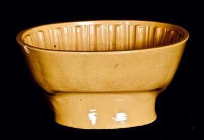 Yellowware Food Mold w/ Lion Design