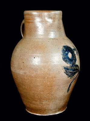 Manhattan Stoneware Pitcher, Henry Remmey or John Remmey III