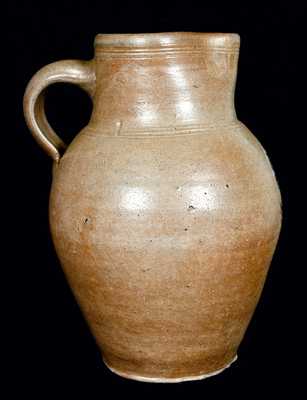 Manhattan Stoneware Pitcher, Henry Remmey or John Remmey III