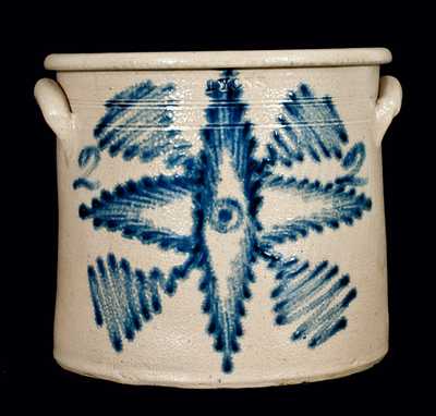 LYONS, New York Stoneware Starburst Crock