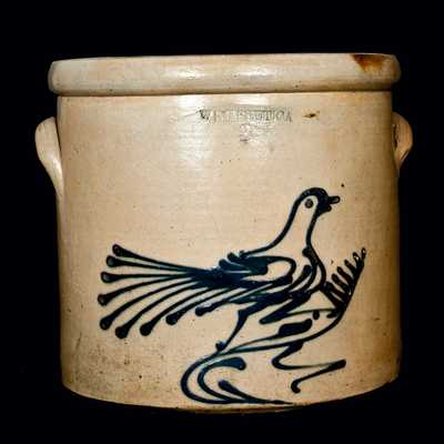 WHITES UTICA Stoneware Bird Crock