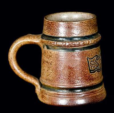Wingender Pottery (Haddonfield, NJ) Stoneware "Prosit" Stein