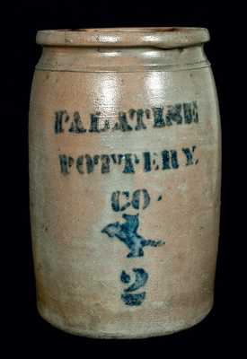 PALATINE POTTERY, WV Stoneware Horse Crock