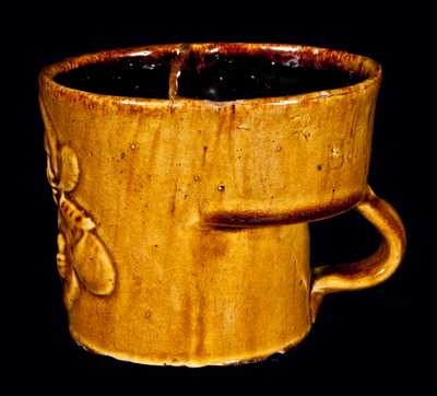 Presentation Rockingham Shaving Mug, Possibly Connecticut
