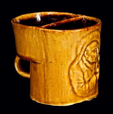 Presentation Rockingham Shaving Mug, Possibly Connecticut