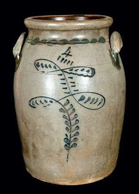 Four-Gallon E. FOWLER / BEAVER, PA Stoneware Jar