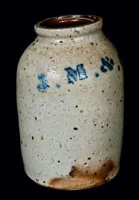 Ohio Stoneware Stenciled Canning Jar