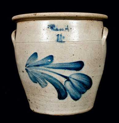 EVAN R. JONES / PITTSTON, PA Stoneware Cream Jar