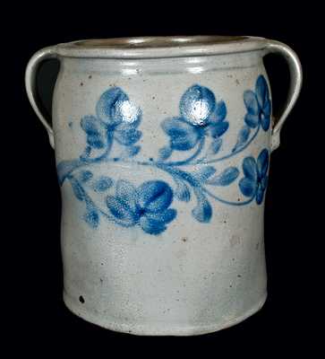 Attrib. J.H. Miller, Brandenburg, Kentucky Stoneware Double-Handled Pot