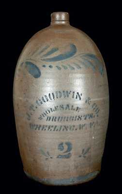 Wheeling, West Virginia, Stoneware Advertising Jug