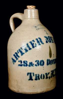 Troy, New York, Antique Advertising Jug