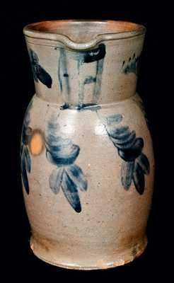 Strasburg, Virginia, Stoneware Pitcher w/ Cross Decoration