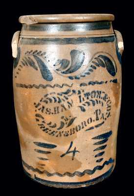 JAS. HAMILTON & CO. / GREENSBORO, PA. Stoneware Jar