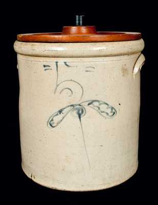 Five-Gallon Midwestern Stoneware Crock