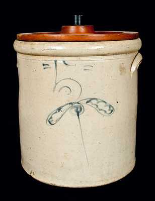 Five-Gallon Midwestern Stoneware Crock