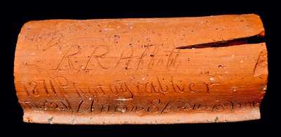 Union Springs, New York, Firebrick Pipe made for a Photographer