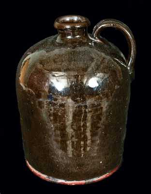 Antique American Redware Jug