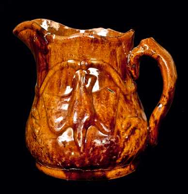 American Redware Pitcher, Possibly New Jersey