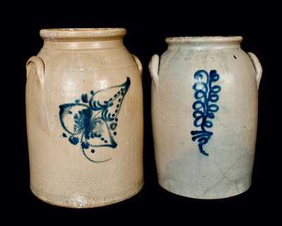(2) American Stoneware Jars