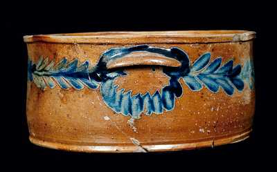 Large Baltimore Stoneware Cake Crock