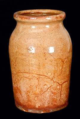 A. WILCOX / Ed Prosser (West Bloomfield, NY) Redware Jar