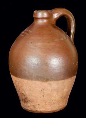 C. CROLIUS / MANUFACTURER / NEW-YORK Redware Jug