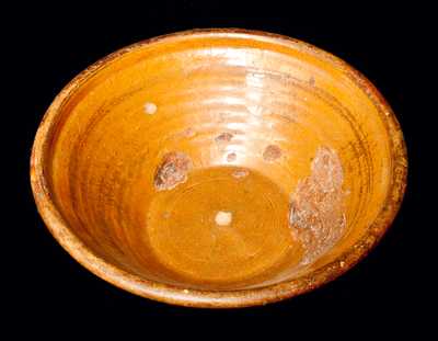 HOW & CO (Possibly Athens, NY) Redware Pan