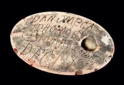 Inscribed Thomastown (Akron), Ohio Stoneware Lion