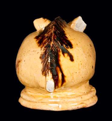 New Jersey Earthenware Razorback Hog Bank (