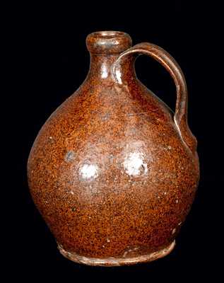 Glazed Redware Jug, probably New England