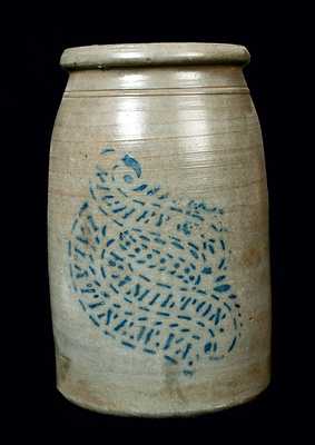 RICHEY & HAMILTON / PALATINE, WV Stoneware Canning Jar
