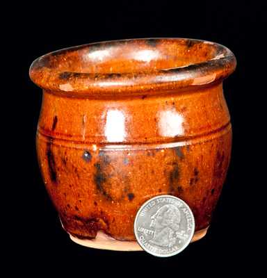 Miniature Redware Jar