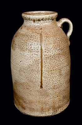 Handled Stoneware Table Churn, possibly Ohio, late 19th century