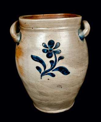 Incised Stoneware Jar, possibly Manhattan, NY, circa 1810