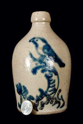 Saleman's Sample Stoneware Jug with Bird in Tree