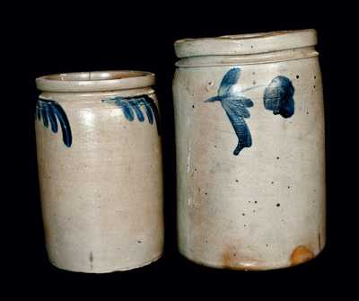 Lot of Two: Stoneware Crocks, Baltimore and Chester Co., PA